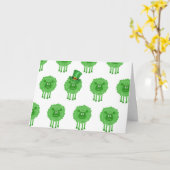 Prettig St. Patrick's Dag Aan U Kaart (Gele Bloem)