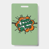 Prettig St. Patrick's Dag Badge (Achterkant)