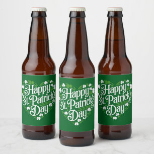 Prettig St. Patrick's Dag  Bier Etiket