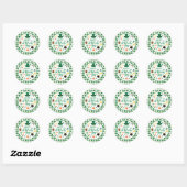 Prettig St. Patrick's Dag Feest Ronde Sticker (Vel)