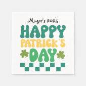 Prettig St. Patrick's Dag Feest Servet (Voorkant)