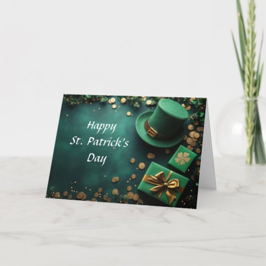 Prettig St. Patrick's Dag Feestdagen Kaart (Voorkant)