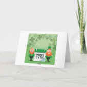Prettig St. Patrick's Dag Feestdagen Kaart (Achterkant)