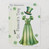 Prettig St. Patrick's Dag Feestdagenkaart (Voorkant / Achterkant)