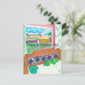 Prettig St. Patrick's Dag Feestdagenkaart (Staand voorkant)