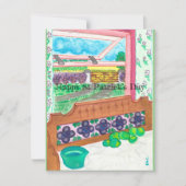 Prettig St. Patrick's Dag Feestdagenkaart (Voorkant)