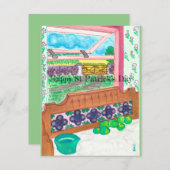 Prettig St. Patrick's Dag Feestdagenkaart (Voorkant / Achterkant)