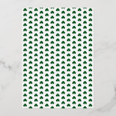 Prettig St. Patrick's Dag Folie Uitnodiging (Achterkant)