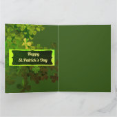 Prettig St.Patrick's Dag,gepersonaliseerd  Kaart (Binnen)