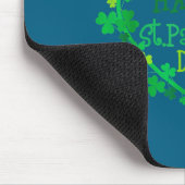 Prettig St. Patrick's Dag Grappige Heilige Patrick Muismat (Hoek)