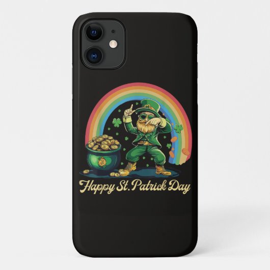 Prettig St. Patrick's Dag Grappige Leprechaun Case-Mate iPhone Case (Achterkant)