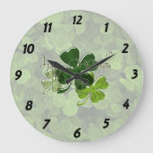 Prettig St. Patrick's Dag Grote Klok (Voorkant)