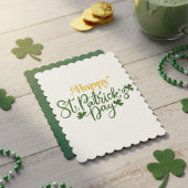 Prettig St. Patrick's Dag Ierse Wenskaart Feestdagenkaart