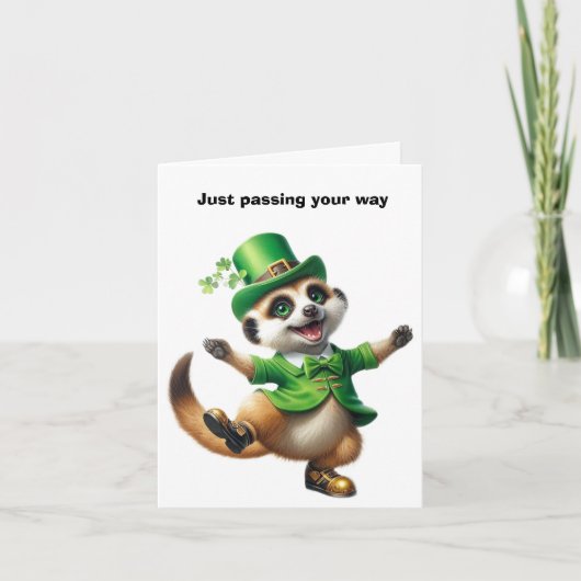 Prettig St. Patrick's Dag Kaart (Voorkant)