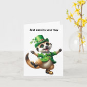 Prettig St. Patrick's Dag Kaart (Gele Bloem)