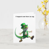 Prettig St. Patrick's Dag Kaart (Gele Bloem)