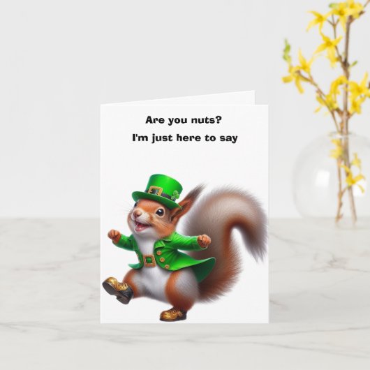 Prettig St. Patrick's Dag Kaart (Gele Bloem)