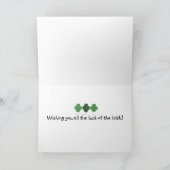Prettig St. Patrick's Dag Kaart (Binnen)