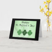 Prettig St. Patrick's Dag Kaart (Gele Bloem)