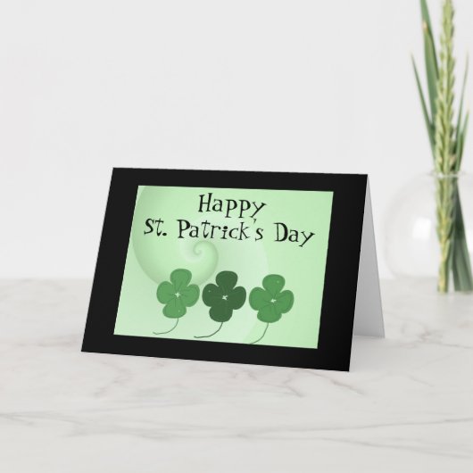 Prettig St. Patrick's Dag Kaart (Voorkant)