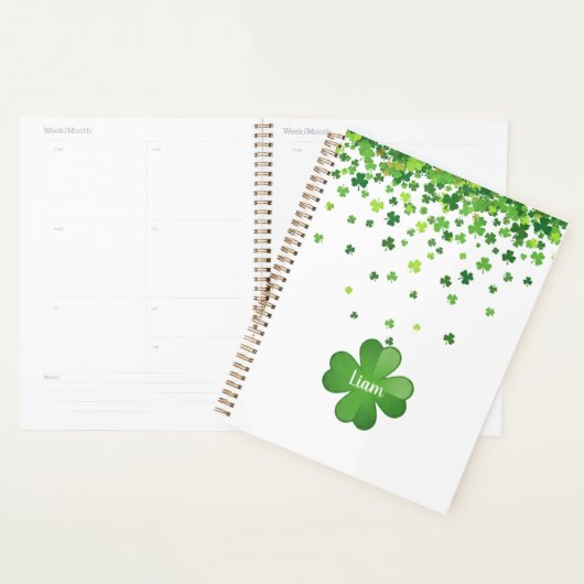 Prettig St. Patrick's Dag – Klassieke Ierse Vierin Planner (Display)