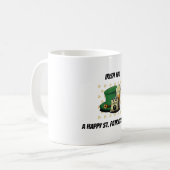 Prettig St. Patrick's Dag Koffiemok (Voorkant links)