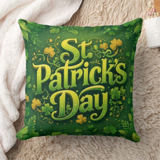 Prettig St. Patrick's Dag Kussen (Deken)