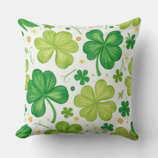 Prettig St. Patrick's Dag Kussen (Voorkant)