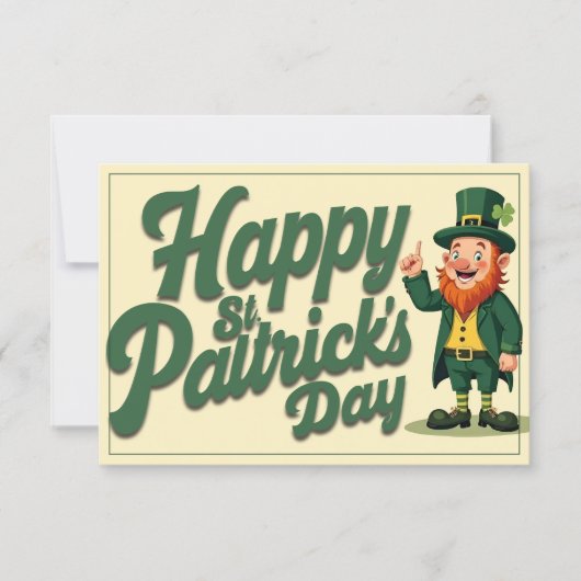Prettig St. Patrick's Dag Lieve Kabouter (Voorkant)