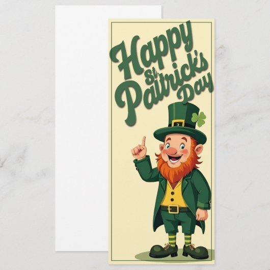 Prettig St. Patrick's Dag Lieve Kabouter (Voorkant / Achterkant)