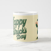 Prettig St. Patrick's Dag Lieve Kabouter Grote Koffiekop (Voorkant)