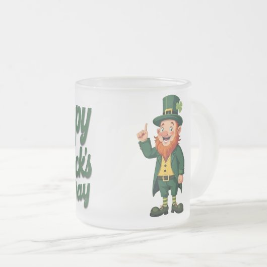 Prettig St. Patrick's Dag Lieve Kabouter Matglas Koffiemok (Voorkant rechts)