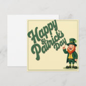 Prettig St. Patrick's Dag Lieve Kabouter Notitiekaartje (Voorkant / Achterkant)