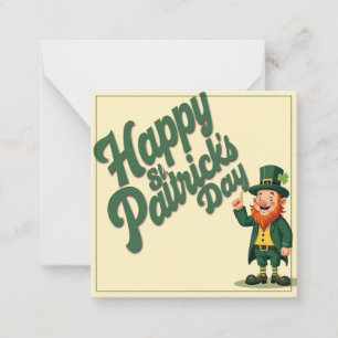 Prettig St. Patrick's Dag Lieve Kabouter Notitiekaartje