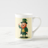 Prettig St. Patrick's Dag Lieve Kabouter Porselein Kop (Rechts)