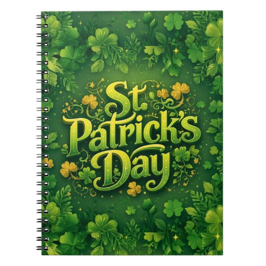 Prettig St. Patrick's Dag Notitieboek (Voorkant)