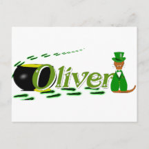 Prettig St. Patrick's Dag Oliver Cube