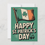 Prettig St. Patrick's Dag Papa Ierse Trots Feestdagenkaart (Voorkant)