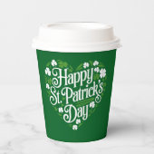 Prettig St. Patrick's Dag Papieren Bekers (Voorkant)