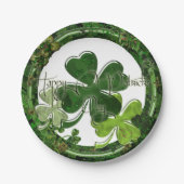 Prettig St. Patrick's Dag Papieren Bordje (Voorkant)