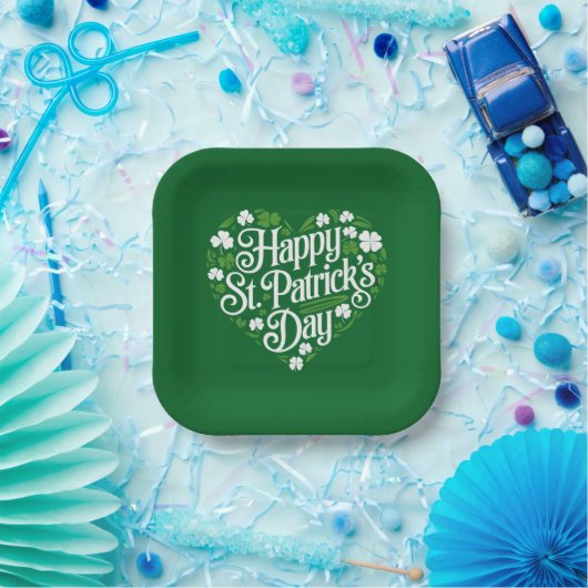 Prettig St. Patrick's Dag Papieren Bordje (Feest)
