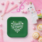 Prettig St. Patrick's Dag Papieren Bordje (Feest)