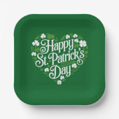Prettig St. Patrick's Dag Papieren Bordje (Voorkant)