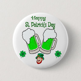 Prettig St. Patrick's Dag Ronde Button 5,7 Cm