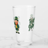 Prettig St. Patrick's Dag Schattige Kabouter Glas (Links)