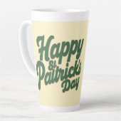 Prettig St. Patrick's Dag Schattige Kabouter Latte Mok (Linkerhoek)