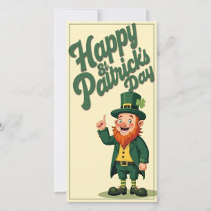 Prettig St. Patrick's Dag Schattige Leprechaun