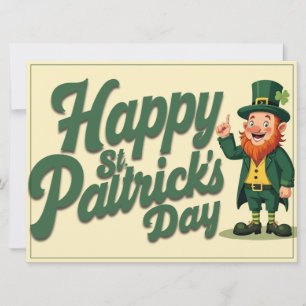 Prettig St. Patrick's Dag Schattige Leprechaun