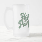 Prettig St. Patrick's Dag Schattige Leprechaun Matglas Bierpul (Links)