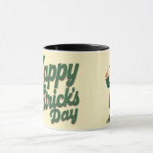 Prettig St. Patrick's Dag Schattige Leprechaun Mok (Midden)